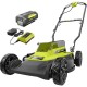 RYOBI Cordless Push Lawn Mower 40-Volt Lithium-Ion Battery/Charge