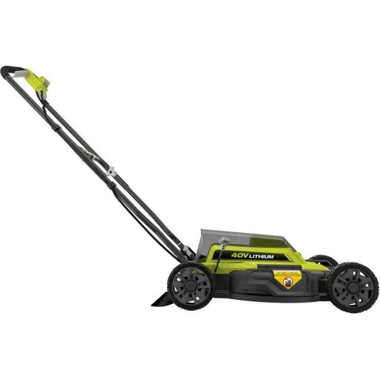 RYOBI Cordless Push Lawn Mower 40-Volt Lithium-Ion Battery/Charge