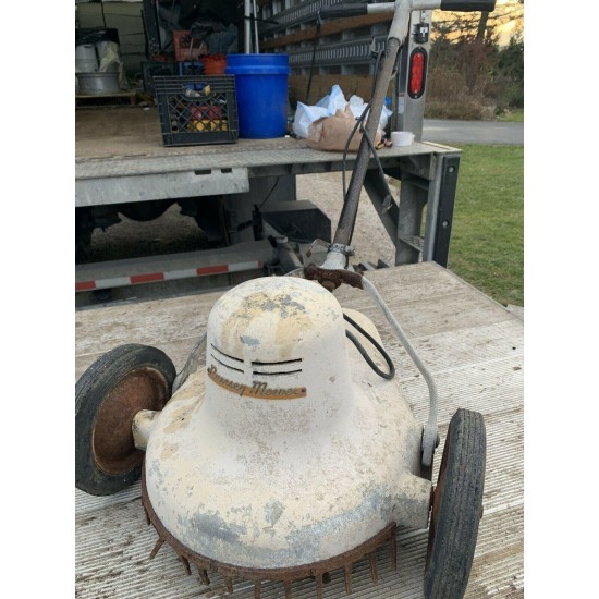 VINTAGE RUMSEY ELECTRIC LAWN MOWER - WORKING