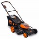 WEN 40439 40V Max Li-ion 19-Inch 3-in-1 Lawn Mower with Two Batteries & Charger