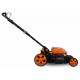 WEN 40439 40V Max Li-ion 19-Inch 3-in-1 Lawn Mower with Two Batteries & Charger