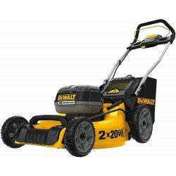 NEW DEWALT 20V MAX Brushless Electric Lawn Mower, 2 Batteries (DCMW220P2)