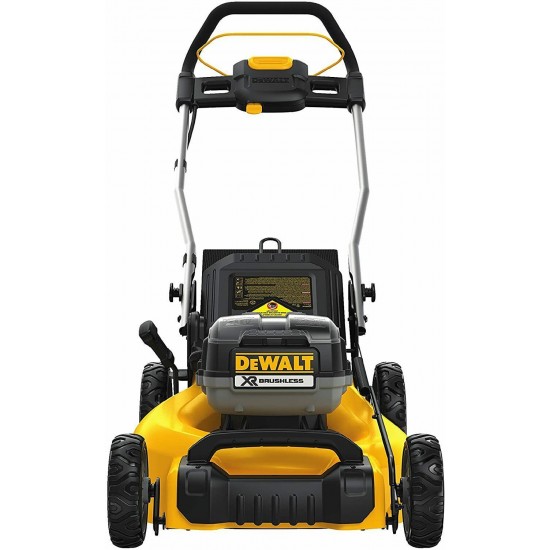 NEW DEWALT 20V MAX Brushless Electric Lawn Mower, 2 Batteries (DCMW220P2)