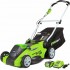 Greenworks G-MAX 40V 16'' Cordless Lawn Mower with 4Ah Battery - 25322 model