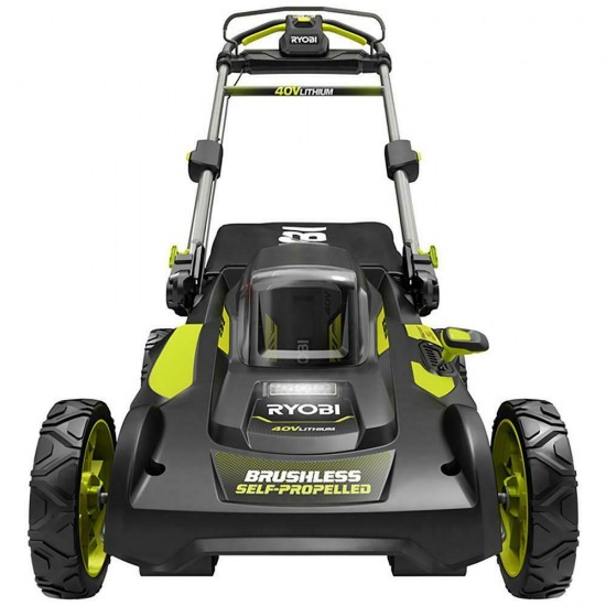 RYOBI 20 in. 40-Volt 6.0 Ah Lithium-Ion Battery Brushless Cordless Lawn Mover