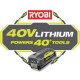 RYOBI 20 in. 40-Volt 6.0 Ah Lithium-Ion Battery Brushless Cordless Lawn Mover