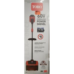 Toro 12 in。 60v 电池无绳电动雪铲带 2.5ah 电池及充电器