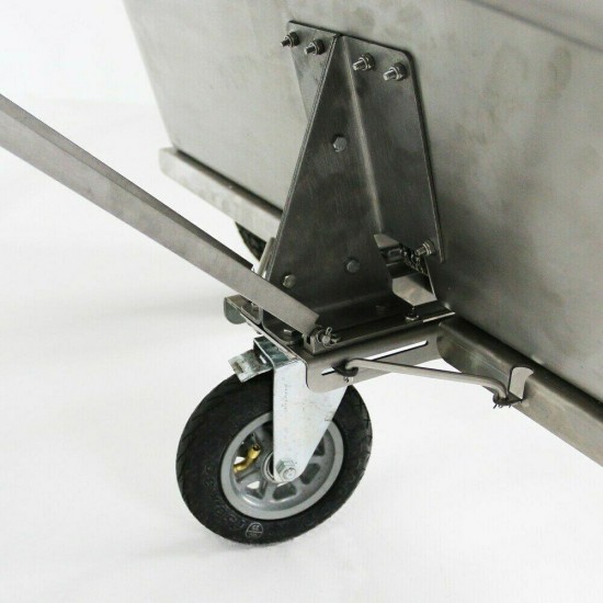 Chapin 8500b - 200 LB Professional Stainless Steel Rock Salt Drop Spreader