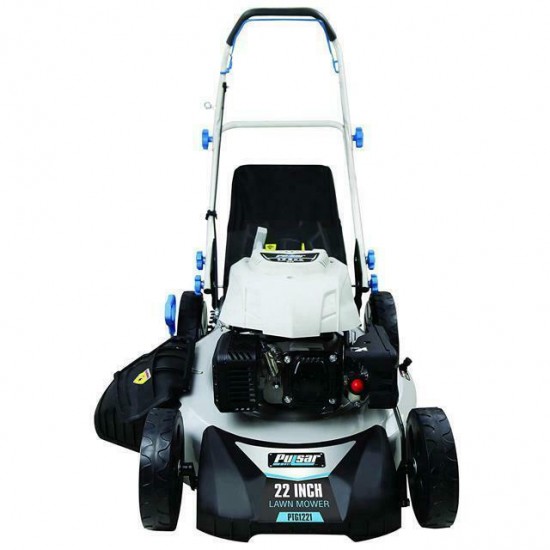 Pulsar 21” Gasoline Powered Recoil Start Lawn Mower White PTG1221