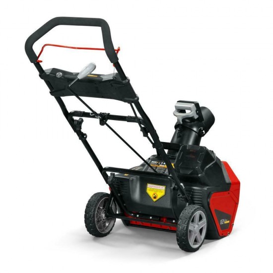 XD Single Stage Electric Snow Blower Cordless Lithium-Ion 20 Inch 82 Volt