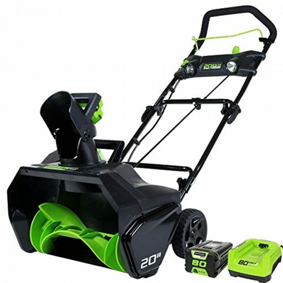 GreenWorks PRO 20 inch 80V Cordless Snow Thrower (2600402)