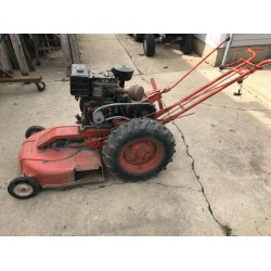 Montgomery Ward Plow-Trac Garden Tractor With Mower Attachment