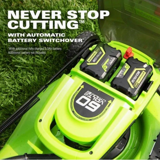 ✓ NEW Greenworks Pro 60V Li-ion Self-Propelled 21