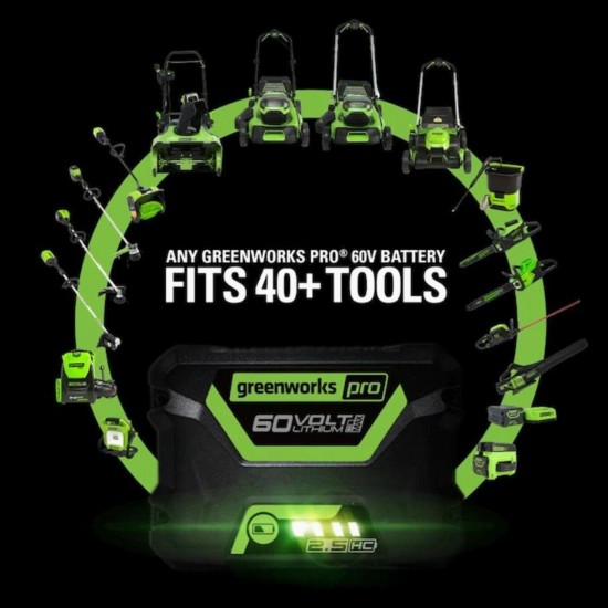 ✓ NEW Greenworks Pro 60V Li-ion Self-Propelled 21