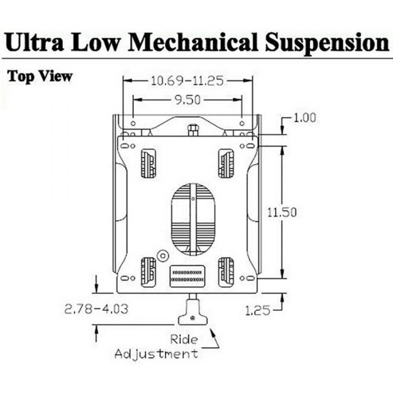 Seat Suspension Kit For Ariens Zoom Fits Exmark Kubota Fits Toro Gravely Lawn Mo