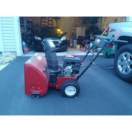 Craftsman snow blower, red, 24