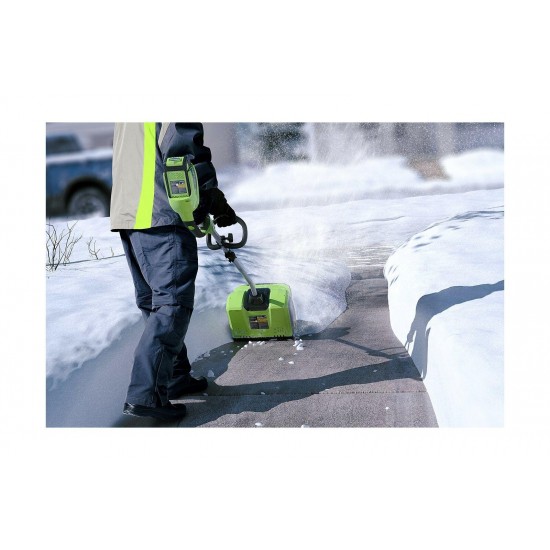 GreenWorks 2600702 GMAX 40v 12 Snow Shovel With 4.0 Ah Battery and Charger