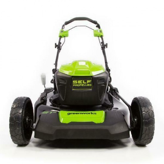 Greenworks 21-Inch 40V Self Propelled Mower 5Ah Battery and Quick Charger