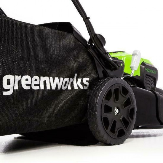 Greenworks 21-Inch 40V Self Propelled Mower 5Ah Battery and Quick Charger