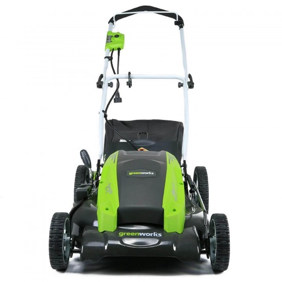 Greenworks 13 Amp 21 Inch Corded Lawn Mower Auto Oiler | 25112 (Refurbished)