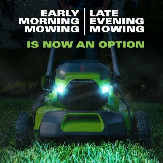 Greenworks Pro 60V Self Propelled Lawn Mower NEW w/Battery & Charger - MO60L514