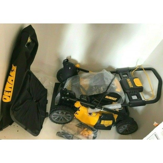 DEWALT DCMWP233U2 21.5 in 20-Volt MAX Cordless Battery Walk Behind Push Mower, N