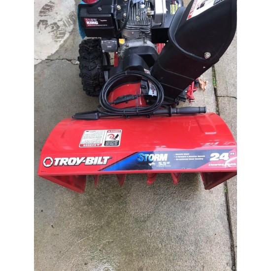 Troy bilt snowblower 24 inch electric start