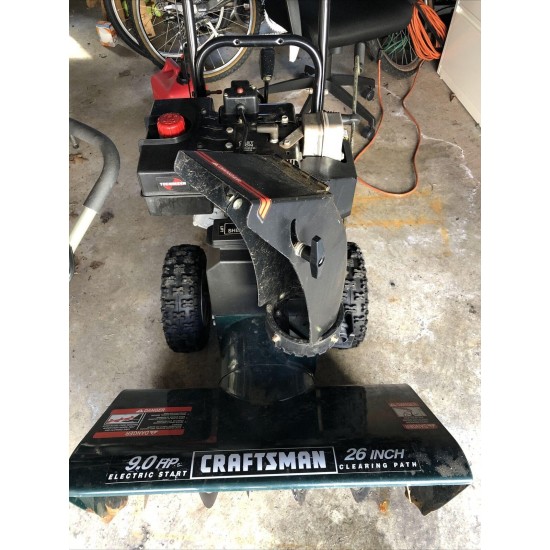 Craftsman 吹雪机，二手，良好的工作状态。 9 HP 26 英寸。电启动