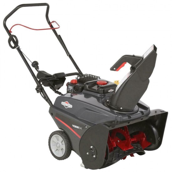 Single-Stage 22 in. 208 cc Gas Snowthrower with Snow Shredder Serrated Auger