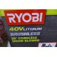 全新 RYOBI 20 in。 40-Volt 无刷无绳电动吹雪机 ry40805