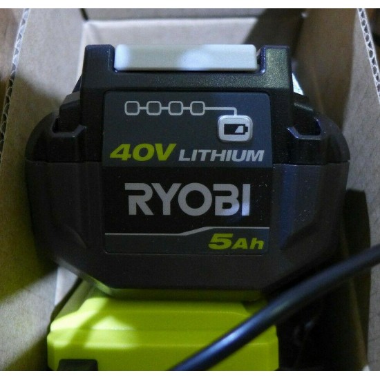 全新 RYOBI 20 in。 40-Volt 无刷无绳电动吹雪机 ry40805