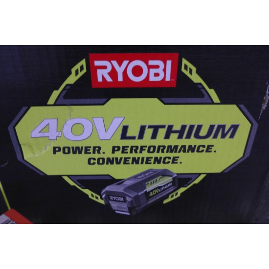 全新 RYOBI 20 in。 40-Volt 无刷无绳电动吹雪机 ry40805