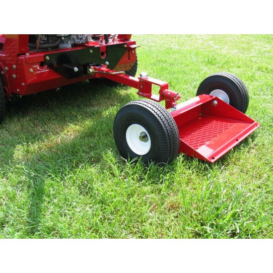 RED Pro Sulky, pneumatic tires, (PS100R) Fixed Wheel Mower Sulky