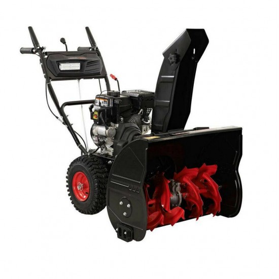 SNOW BLOWER Shovel Thrower 7.0 HP 208 cc Gas Two-Stage Engine Heavy-Duty 26