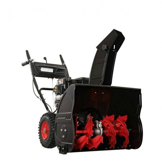 SNOW BLOWER Shovel Thrower 7.0 HP 208 cc Gas Two-Stage Engine Heavy-Duty 26