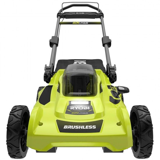 RYOBI 20in. 40-Volt Brushless Lithium-Ion Cordless Lawn Mower W/ Battery/Charge