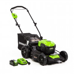 Greenworks 20-Inch 40V Push Mower 4Ah Battery And Quick Charger Included 2516302
