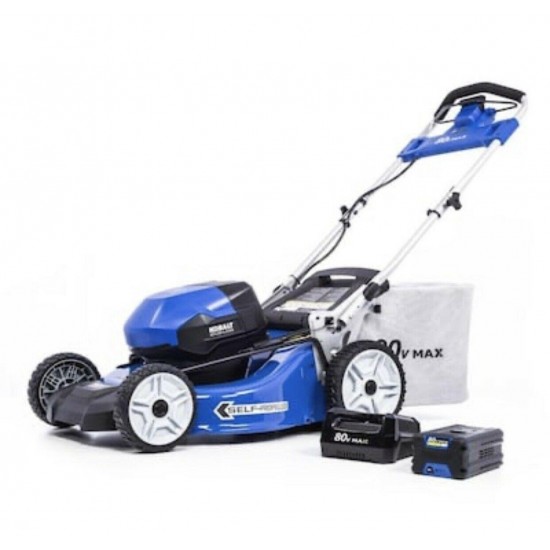 Kobalt #1130000 80-Volt Max Brushless Cordless Self-Propelled Mower Kit.  New