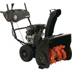 Power Care 24 inch Two-Stage Gas Snow Blower with Electric Start and Headlight