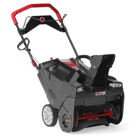 Single-Stage Gas Snow Blower 21 in. 208 cc with Electric Start and Chute Control