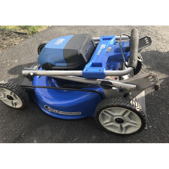 Kobalt Lawn Mower 80 volt Brushless Li.Ion 80 V Cordless Battery Self-Propelled