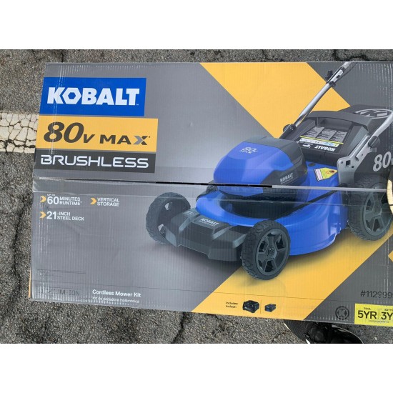 Lawn mower : New Kobalt 80V Max Brushless 21