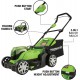 Greenworks MO48B2210 Lawn Mower, 17-Inch, Green