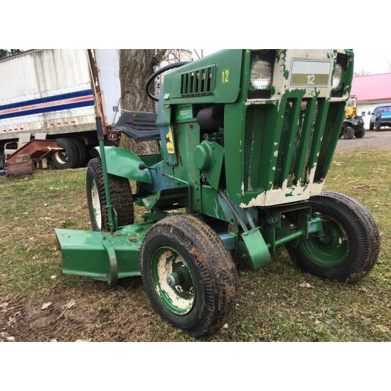 VINTAGE SEARS SUBURBAN 12 GARDEN TRACTOR lawn mower deck Tecumseh 12hp