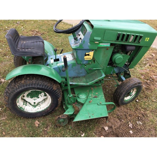 VINTAGE SEARS SUBURBAN 12 GARDEN TRACTOR lawn mower deck Tecumseh 12hp