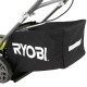 Ryobi Lawn Mower Walk Behind Push Hybrid One+ 18 Volt Li-Ion Compact 16 in.