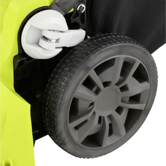 Ryobi Lawn Mower Walk Behind Push Hybrid One+ 18 Volt Li-Ion Compact 16 in.