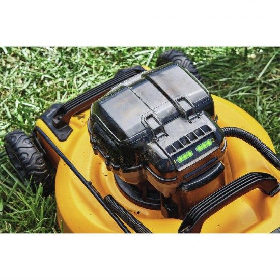 DEWALT 2X 20V MAX 3-in-1 Cordless Lawn Mower DCMW220P2 New