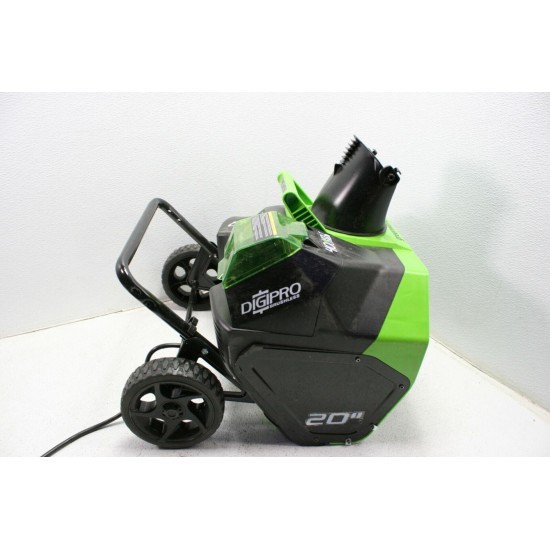 FOR PARTS Greenworks 20 in 40 V Cordless Snow Thrower 4.0 AH 26272 Brushless