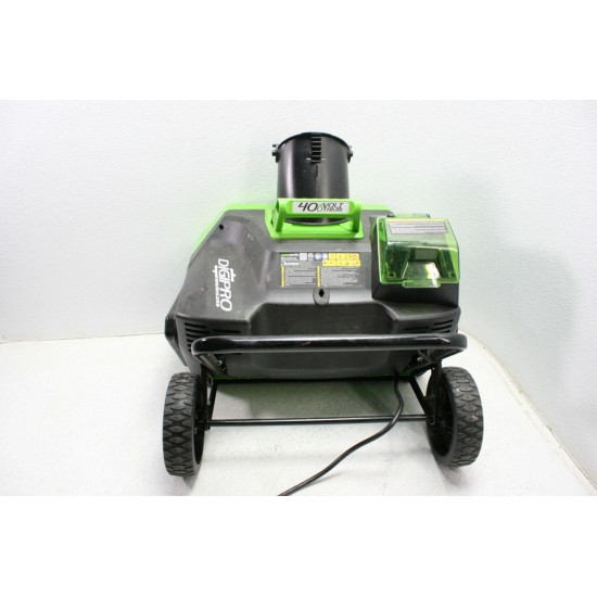 FOR PARTS Greenworks 20 in 40 V Cordless Snow Thrower 4.0 AH 26272 Brushless